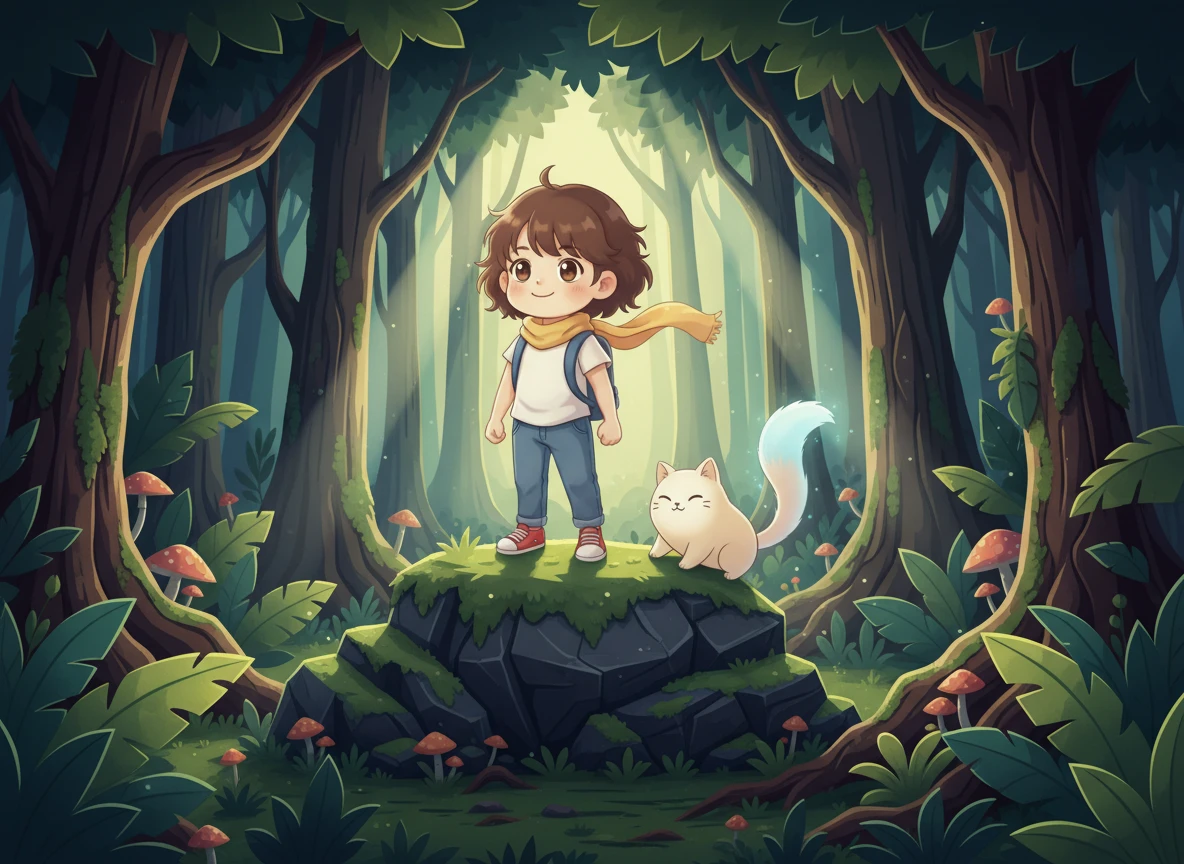 La Grande Aventure dans la Forêt - Histoire interactive gratuite pour enfants de 4 à 6 ans