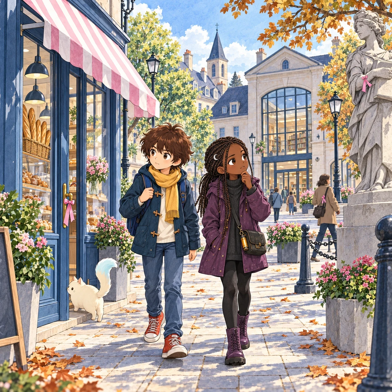 Couverture illustrée de l’histoire Le mystère des rubans roses