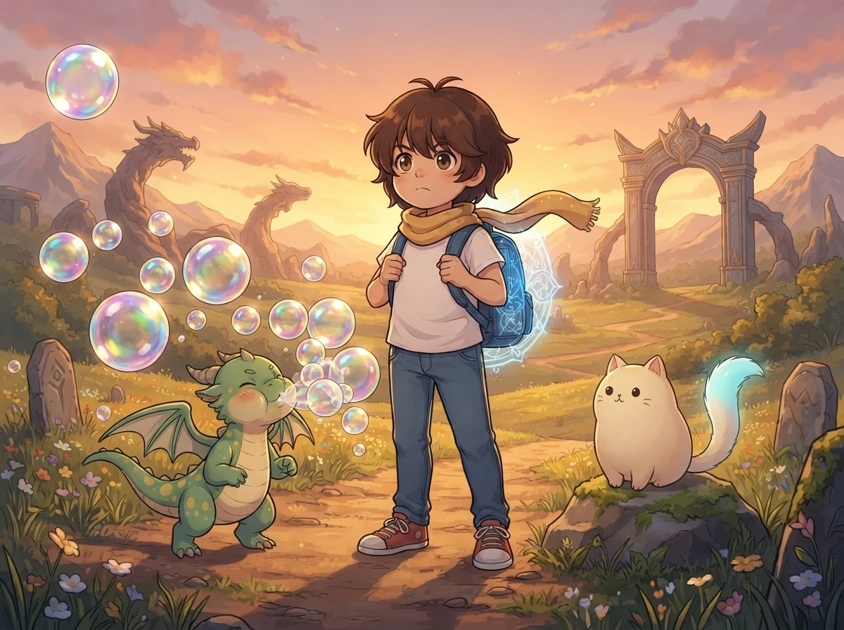 Couverture de l'histoire Le Dragon qui Crachait des Bulles