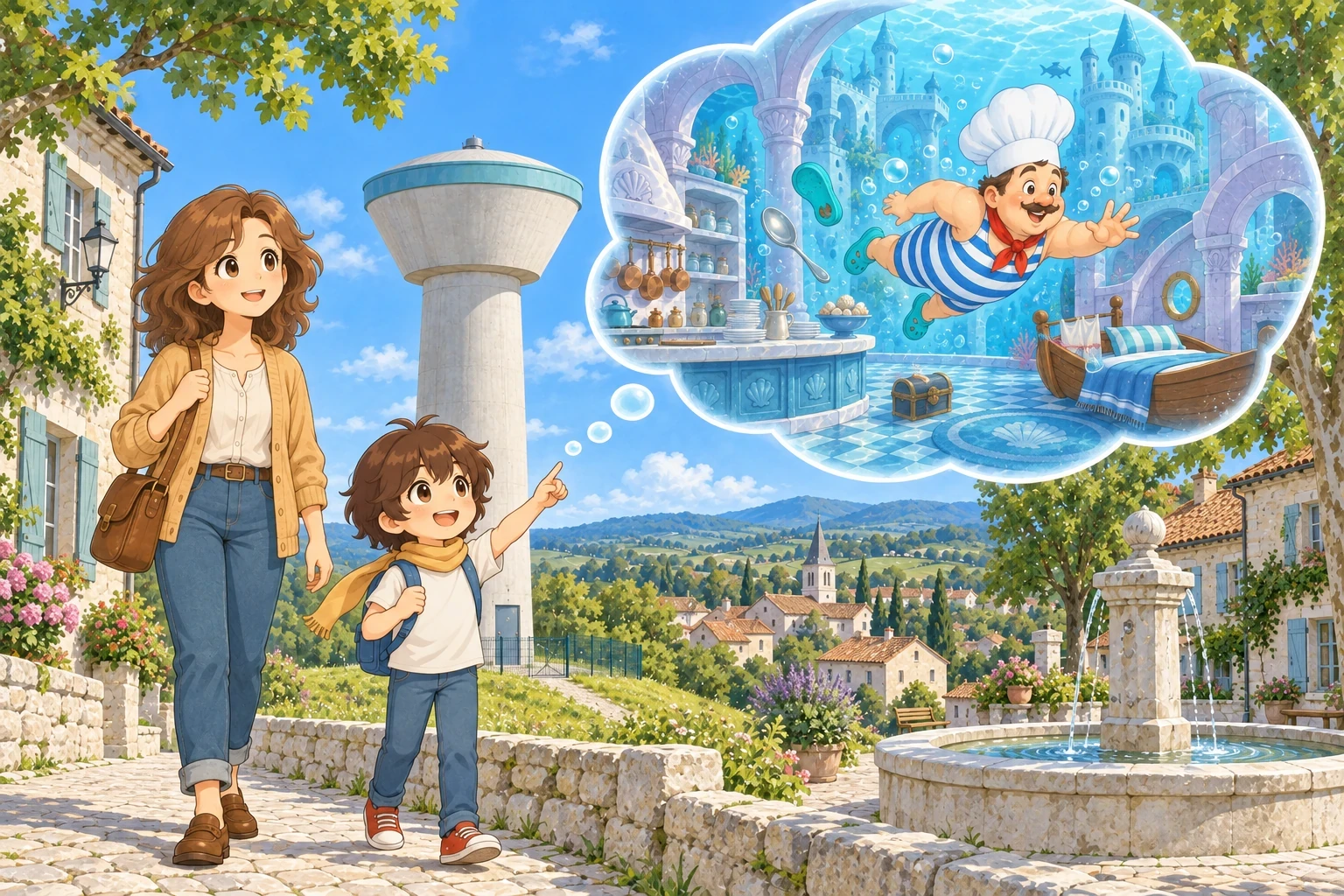 À quoi sert un château d'eau ? Une histoire pour l'expliquer aux enfants