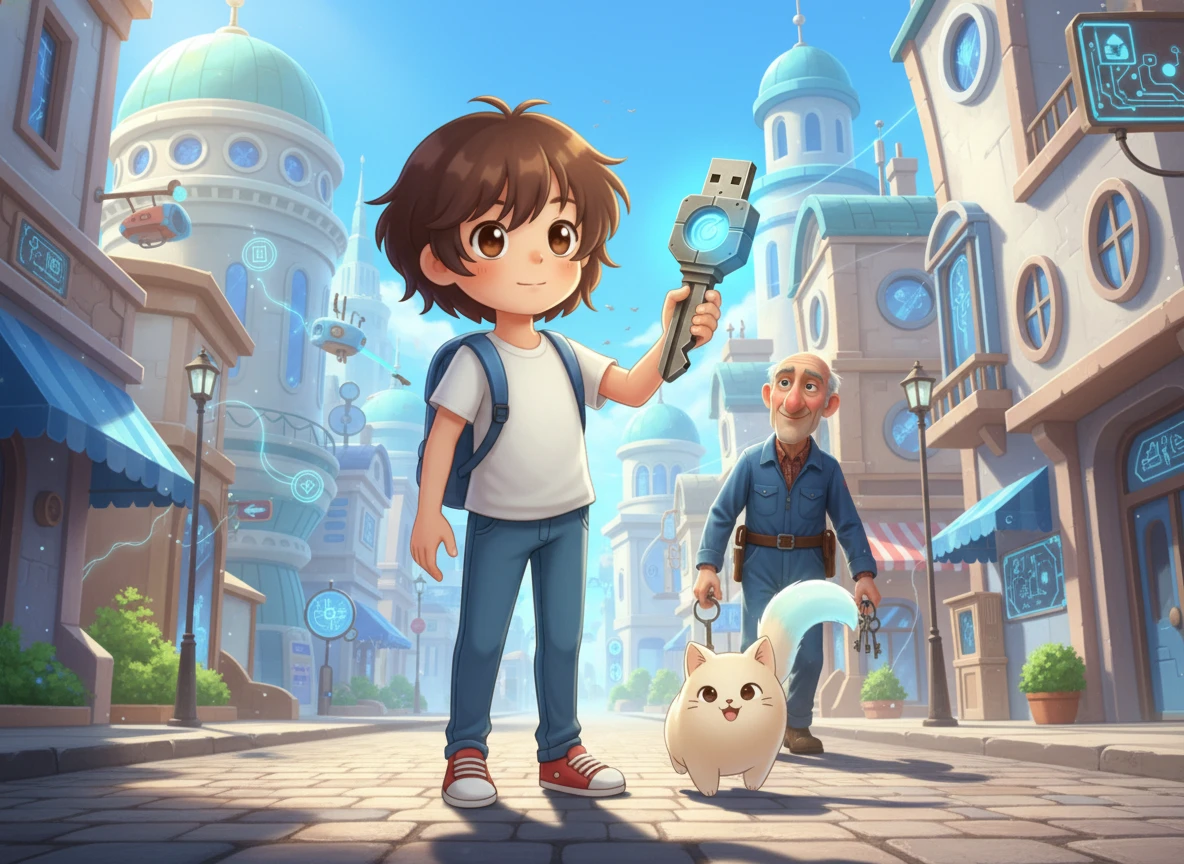 Histoire interactive illustrée pour enfant – intelligence artificielle et éthique