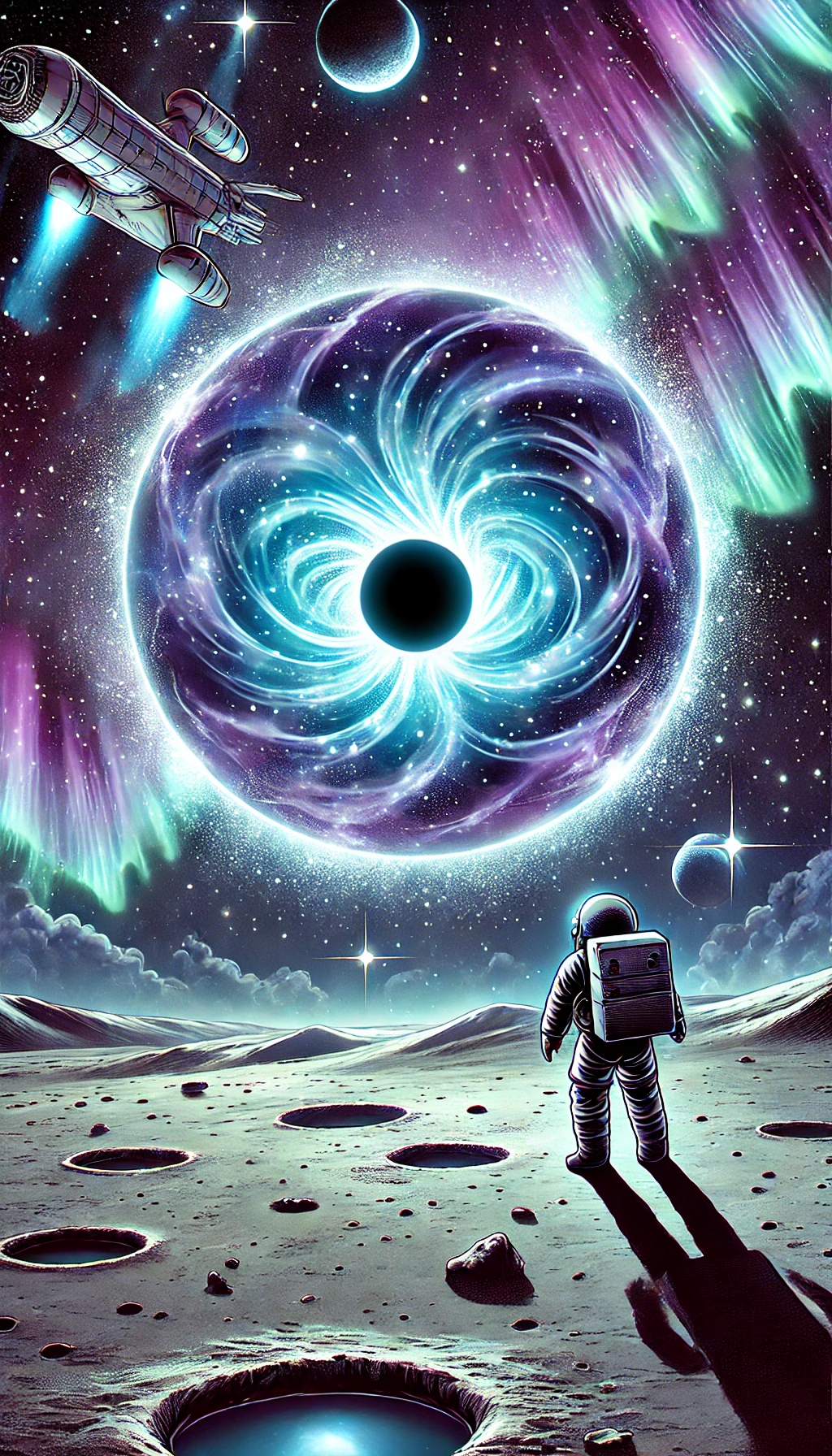voyage sur la Lune.