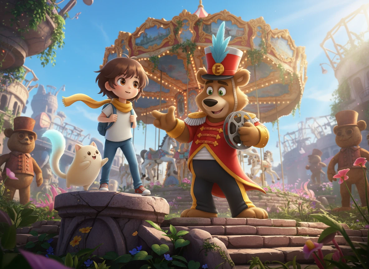 Histoire interactive illustrée pour enfant – enquête et mystère au cinéma